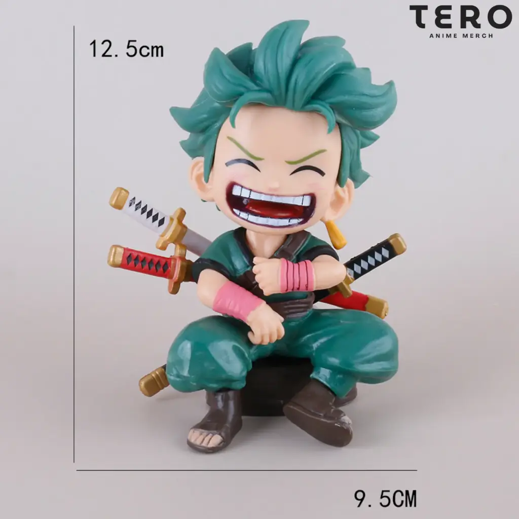One Piece Zoro Laughing Sitting 12cm Figure
