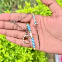 Mini-Katana Keychain Full-Metal with Button – 9cm