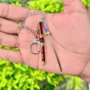 Mini-Katana Keychain Full-Metal with Button – 9cm
