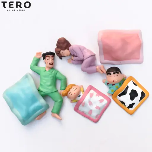 Shinchan Sleeping Family