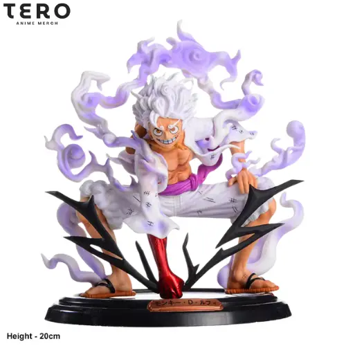 Luffy Gear 5 With Black Base 20cm Action Figure
