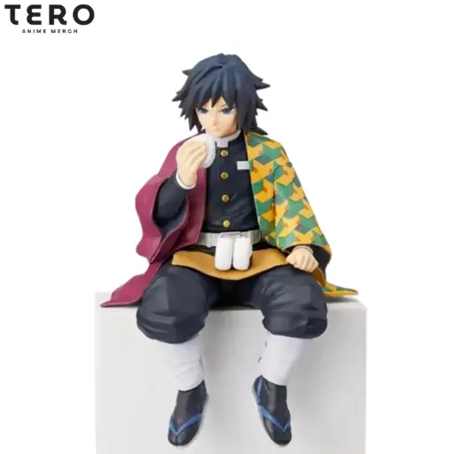 Demon Slayer Giyu Tomioka Sitting Action Figure  14cm