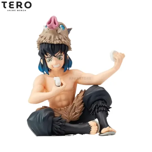 Demon Slayer Inosuke Sitting Action Figure 14cm