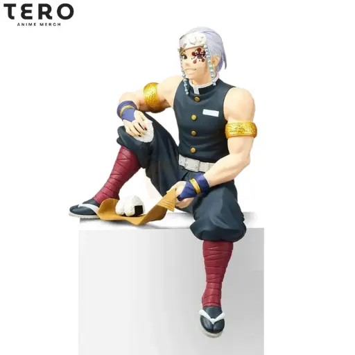 Demon Slayer Tengen Uzui Hashira Sitting Action  Figure 16cm