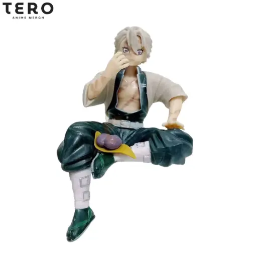 Demon Slayer Sanemi Shinazugawa Sitting Action  Figure 15cm
