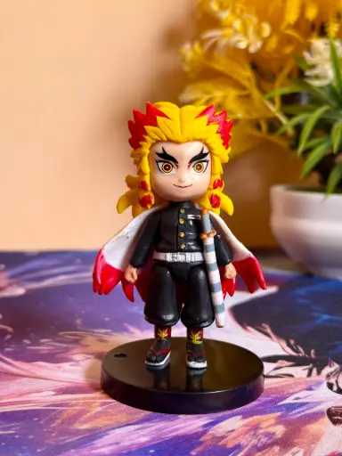 Kyojuro Rengoku Chibi Action Figure - 8.5CM Demon Slayer