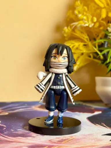 Obanai Iguro Chibi Action Figure - 8.5CM Demon Slayer