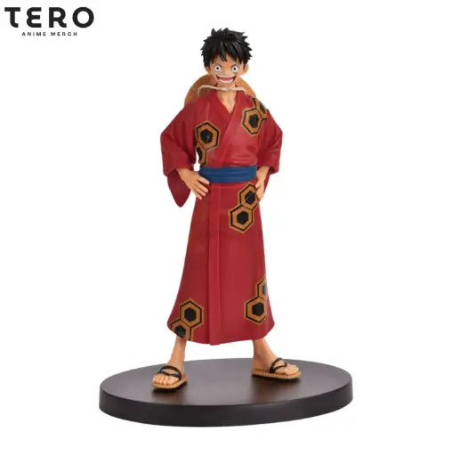 One Piece Luffy Standing in Red Dress 16cm  Action Figure
