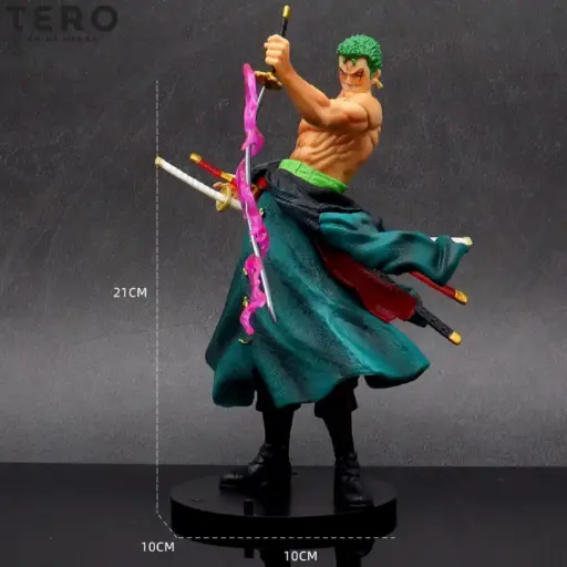 One Piece Zoro standing with sword 21cm