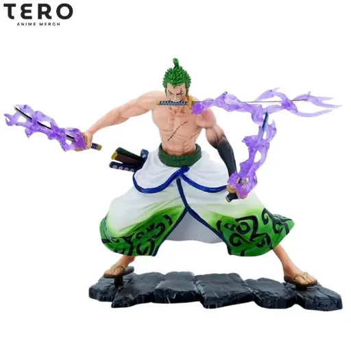 One Piece Roronoa Zoro Stone Base 18cm  Action Figure