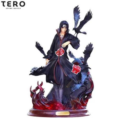 Itachi Uchiha Standing Action Figure With swappable Head 25CM - Naruto