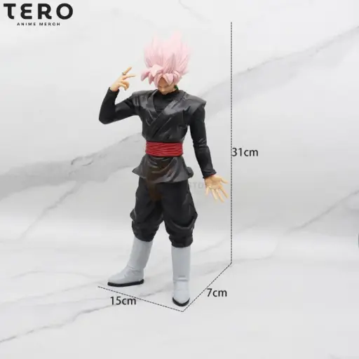 Dragon Ball Z Pink Hair Standing Goku 31cm Action Figure