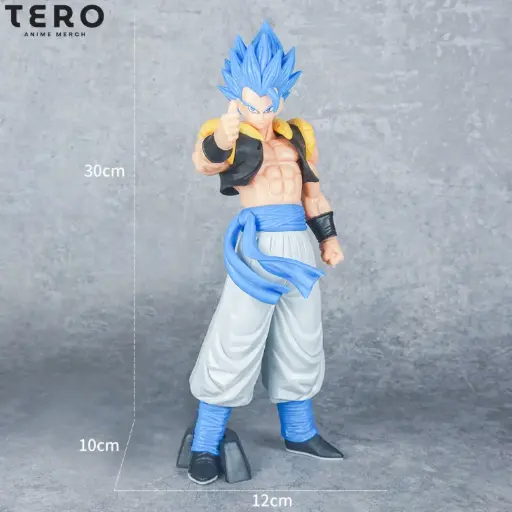 Dragon Ball Z Vegeta Blue Hair Standing 30CM